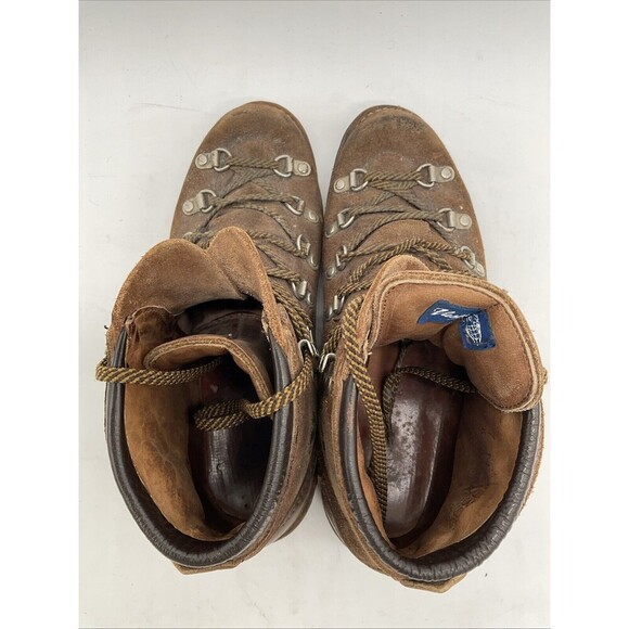 VTG Vasque 29396 K73 6230 Mountaineering Hiking Boots Brown Leather Sz 7N - Picture 7 of 13